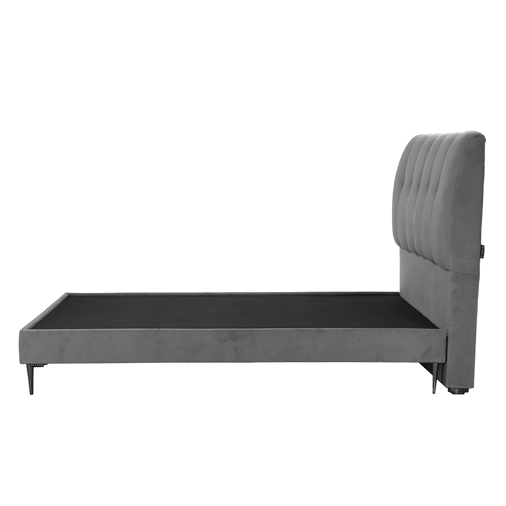 Foto 4 | Cabecera Dicasa Nube Color Gris Matrimonial + Base Cama Slim Dicasa Color Gris Matrimonial