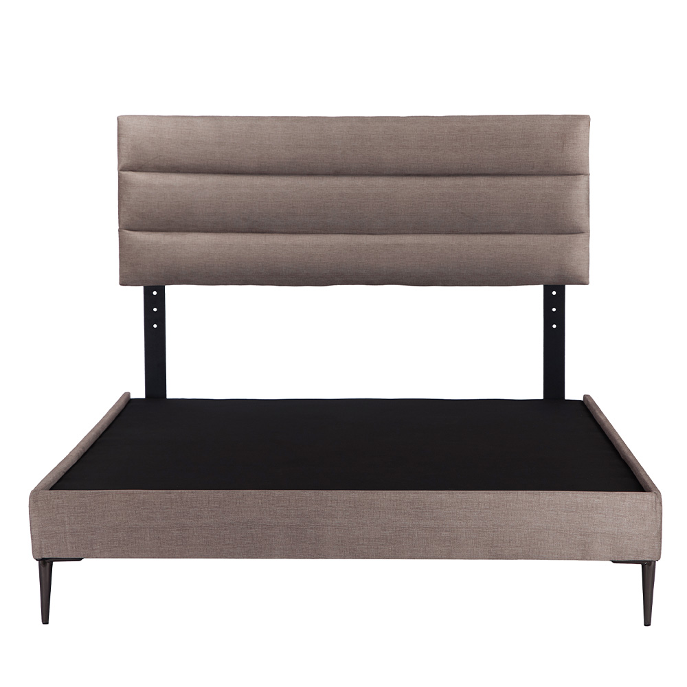 Cabecera Dicasa Logan Color Café Matrimonial + Base Cama Slim Dicasa Color Café Matrimonial