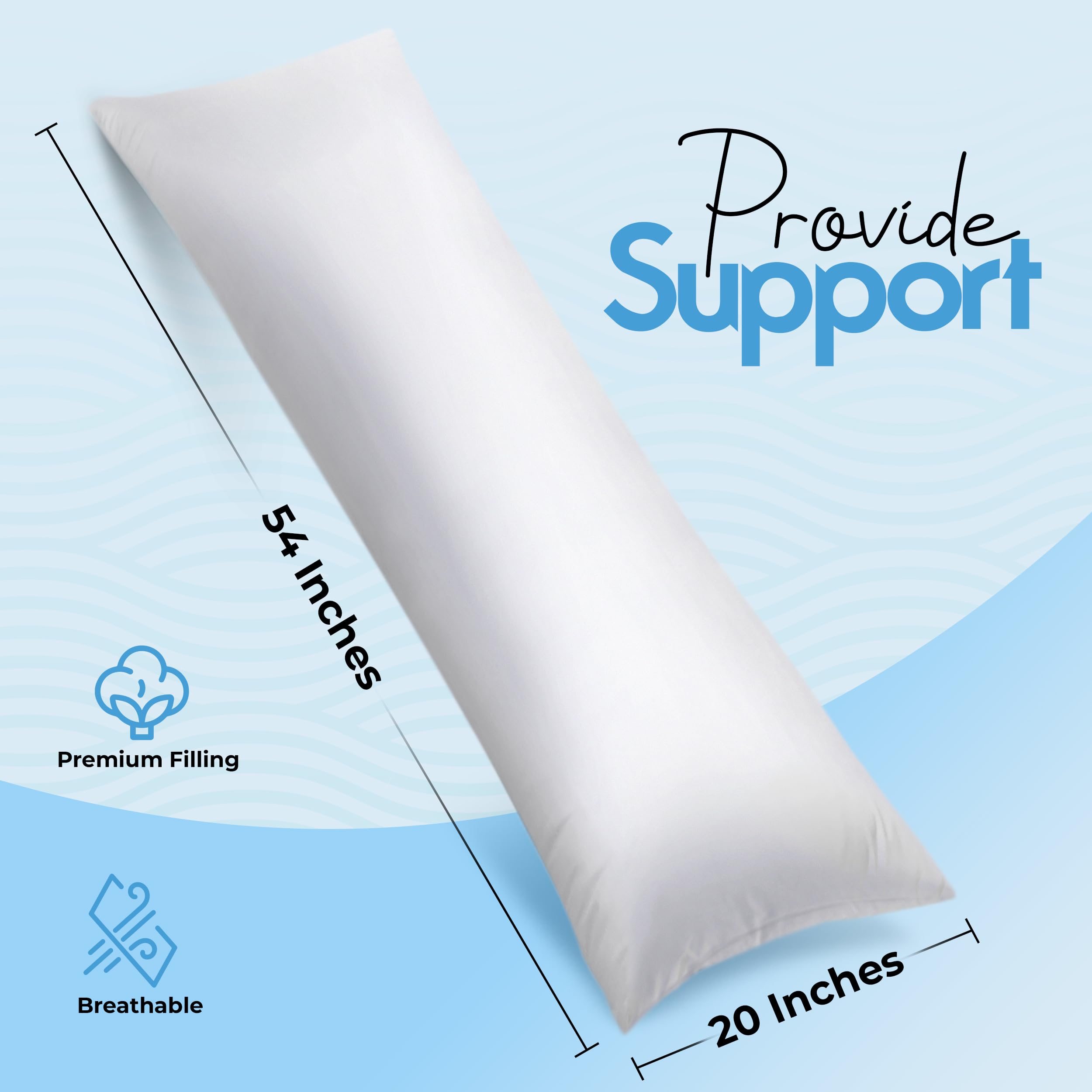 Foto 2 | Almohada Corporal Completa Para Adultos, Utopia Bedding - Venta Internacional.