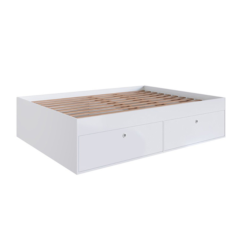 Foto 1 | Cama Individual Skal 4 Puertas Color Blanco