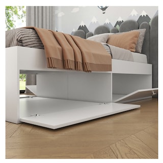 Foto 4 | Cama Individual Skal 4 Puertas Color Blanco