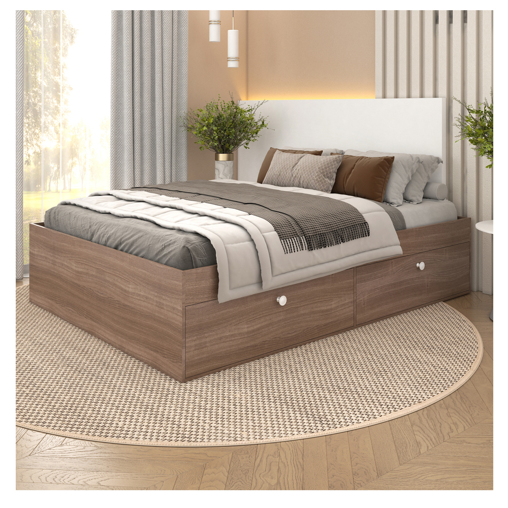 Foto 4 pulgar | Cama Matrimonial Skal 4 Puertas