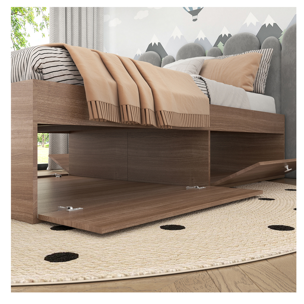 Foto 5 pulgar | Cama Individual Skal 4 Puertas
