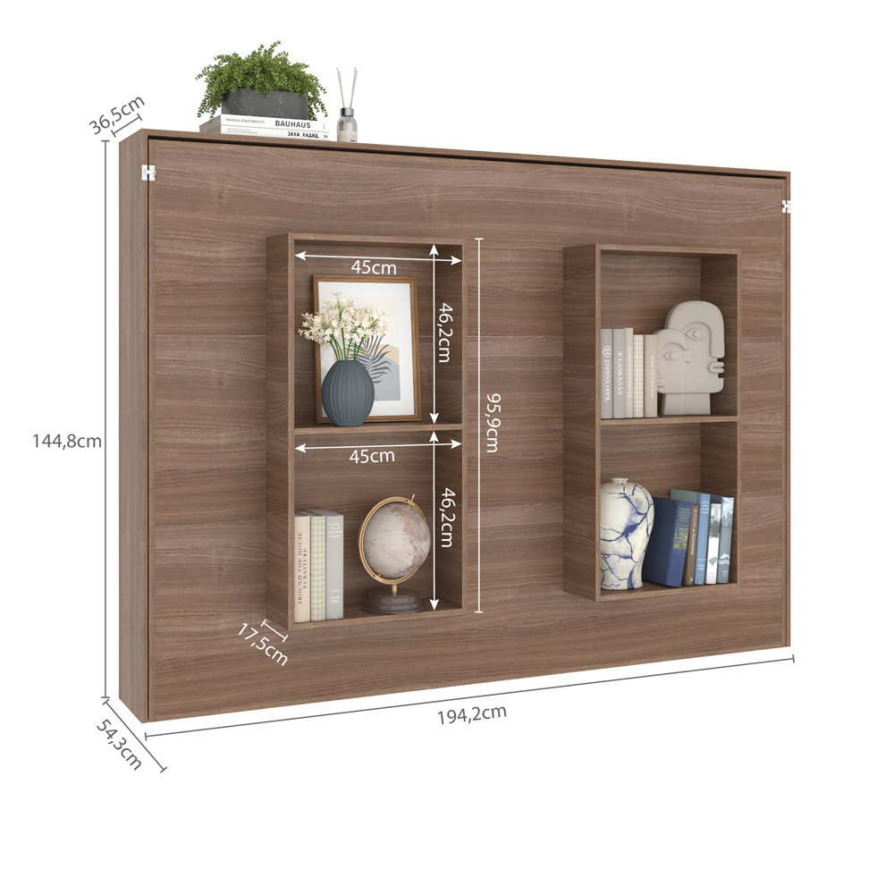 Foto 7 | Cama Matrimonial Skal Abatible Horizontal