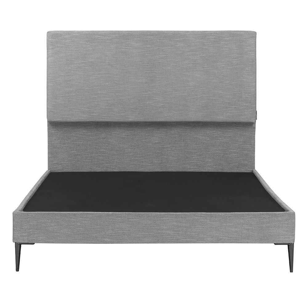 Cabecera Dicasa Myko Color Gris Matrimonial + Base Cama Slim Dicasa Color Gris Matrimonial