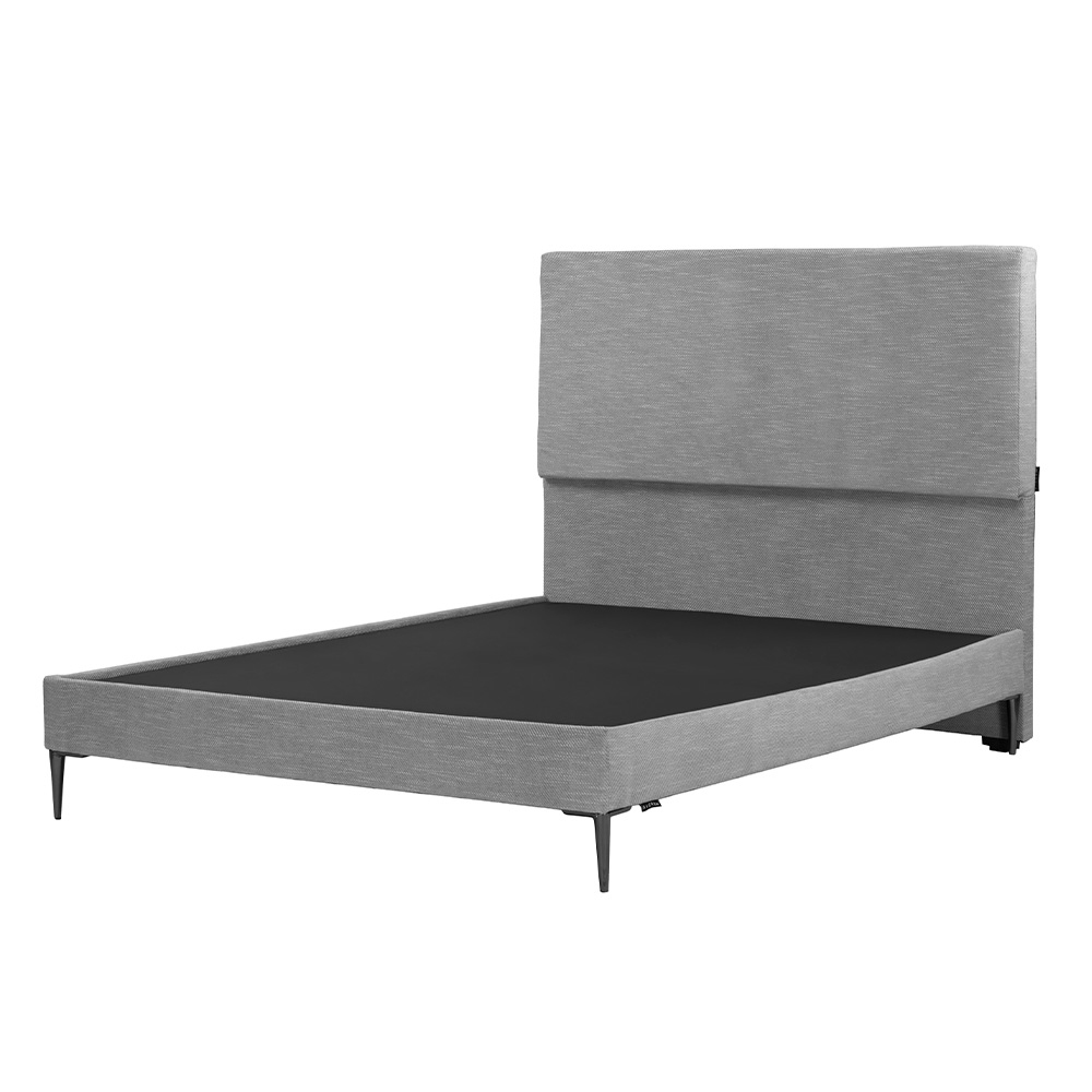 Foto 3 | Cabecera Dicasa Myko Color Gris Matrimonial + Base Cama Slim Dicasa Color Gris Matrimonial