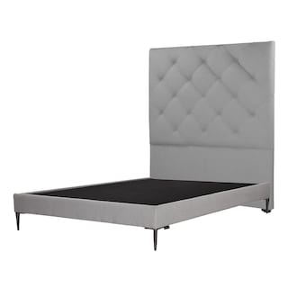 Foto 3 | Cabecera Dicasa Ikki Color Gris Queen Size + Base Cama Slim Dicasa Color Gris Queen Size