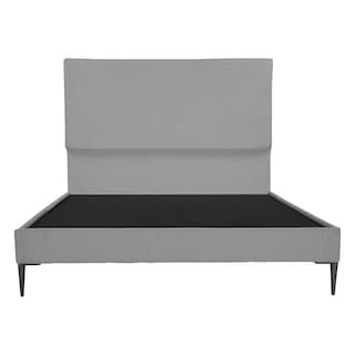 Foto 1 | Cabecera Dicasa Myko Color Gris Matrimonial + Base Cama Slim Dicasa Color Gris Matrimonial