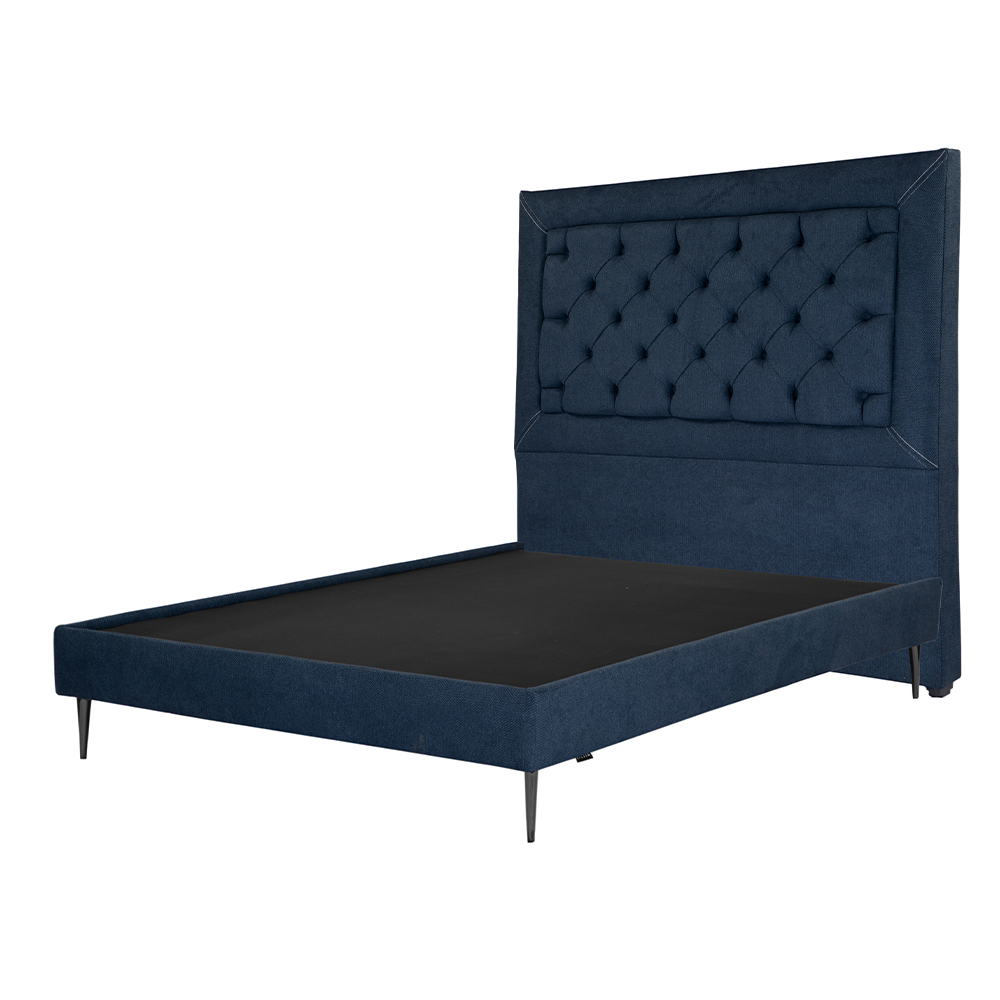 Foto 4 pulgar | Cabecera Dicasa Mary Color Azul King Size + Base Cama Slim Dicasa Color Azul King Size
