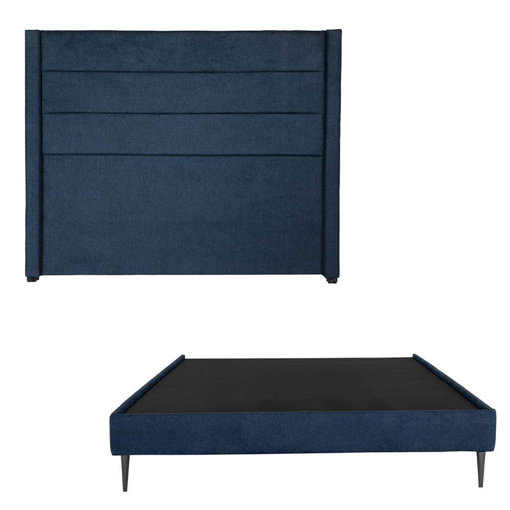 Foto 2 | Cabecera Dicasa Lugo Colorazul Matrimonial + Base Cama Slim Dicasa Color Azul Matrimonial