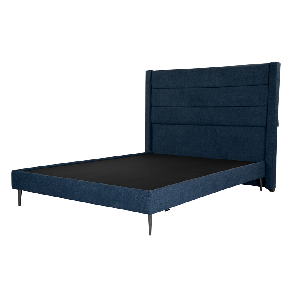 Foto 4 pulgar | Cabecera Dicasa Lugo Color Azul King Size + Base Cama Slim Dicasa Color Azul King Size