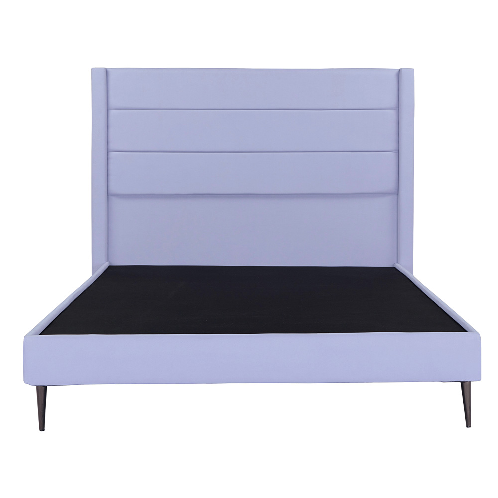 Cabecera Dicasa Lugo Color Lila Matrimonial + Base Cama Slim Dicasa Color Lila Matrimonial
