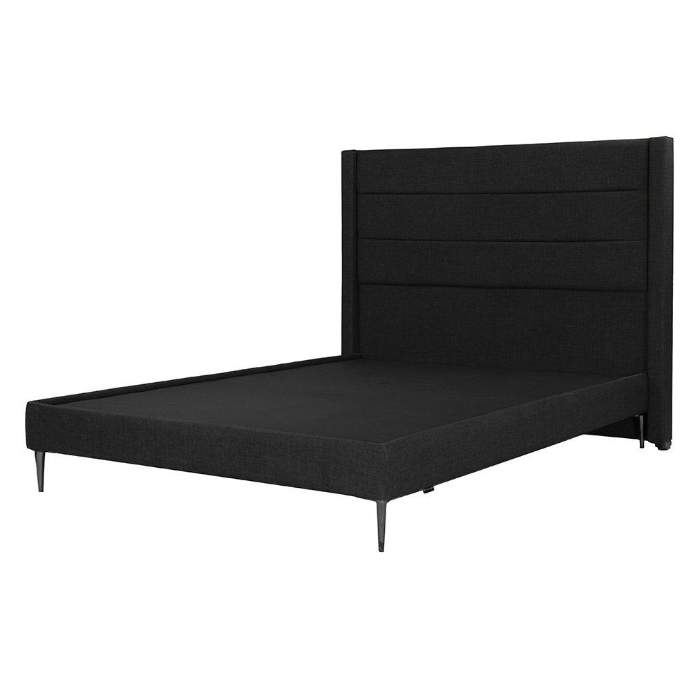 Foto 3 | Cabecera Dicasa Lugo Color Negro Matrimonial + Base Cama Slim Dicasa Color Negro Matrimonial