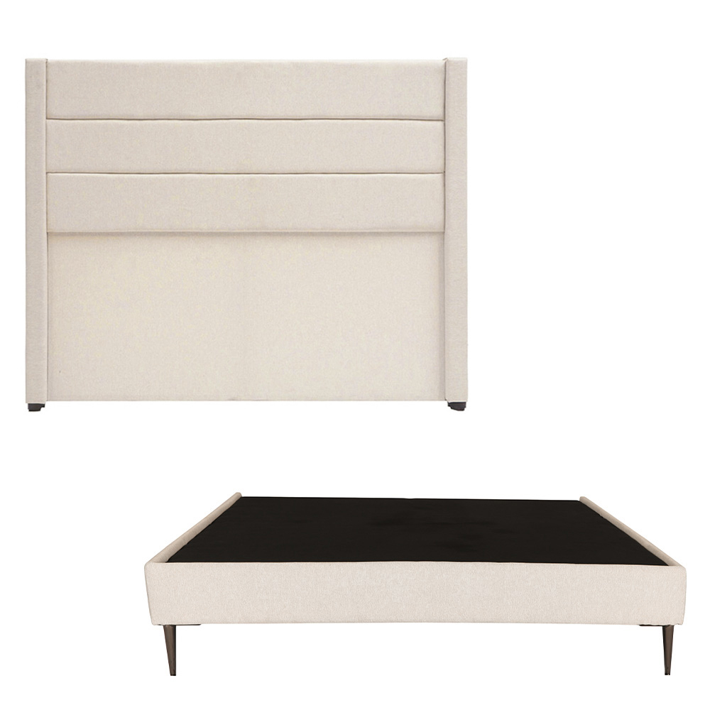 Foto 2 | Cabecera Dicasa Lugo Color Beige Matrimonial + Base Cama Slim Dicasa Colorbeige Matrimonial
