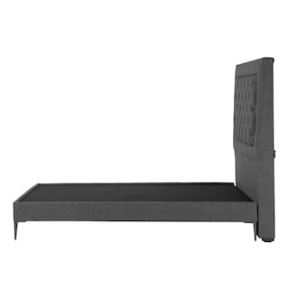 Foto 4 | Cabecera Dicasa Mary Color Gris Oscuro Matrimonial + Base Cama Slim Dicasa Color Gris Oscuro Matrimonial