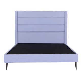 Foto 1 | Cabecera Dicasa Lugo Color Lila Queen Size + Base Cama Slim Dicasa Color Lila Queen Size
