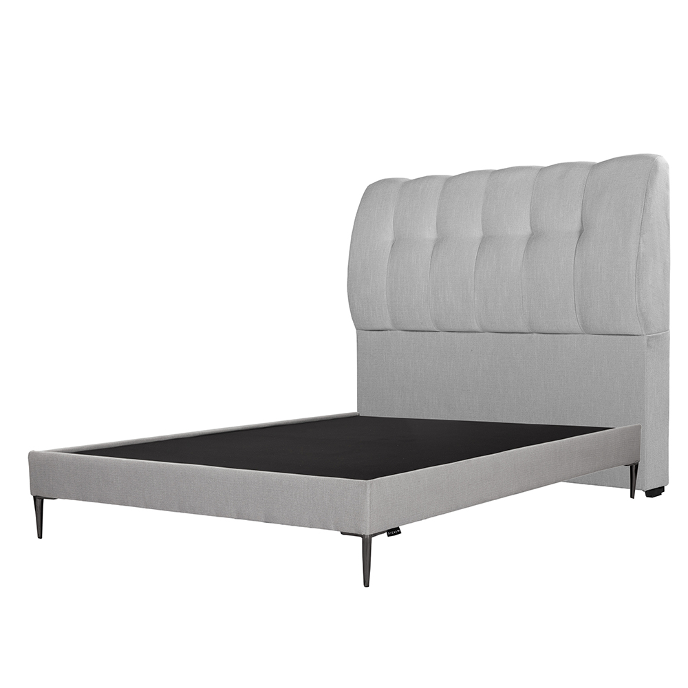 Foto 4 pulgar | Cabecera Dicasa Nube Color Gris Individual + Base Cama Slim Dicasa Color Gris Individual