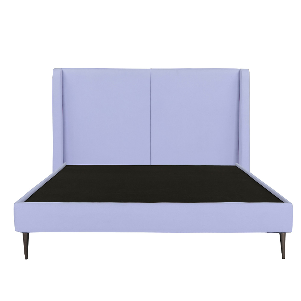 Cabecera Dicasa Milan Color Lila Queen Size + Base Cama Slim Dicasa Color Lila Queen Size