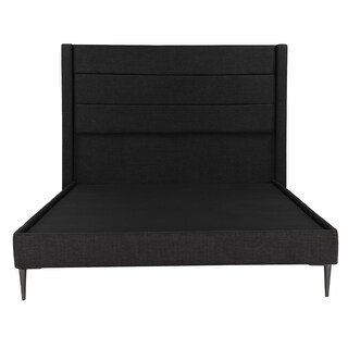 Foto 1 | Cabecera Dicasa Lugo Color Negro Queen Size + Base Cama Slim Dicasa Color Negro Queen Size