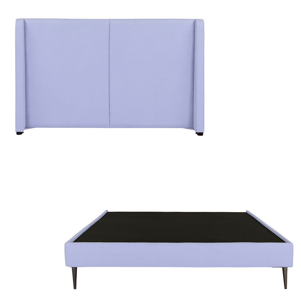 Foto 3 pulgar | Cabecera Dicasa Milan Color Lila King Size + Base Cama Slim Dicasa Color Lila King Size