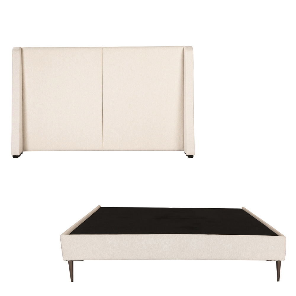 Foto 2 | Cabecera Dicasa Milan Color Beige Queen Size + Base Cama Slim Dicasa Color Beige Queen Size
