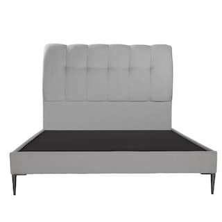 Foto 2 | Cabecera Dicasa Nube Color Gris Matrimonial + Base Cama Slim Dicasa Color Gris Matrimonial