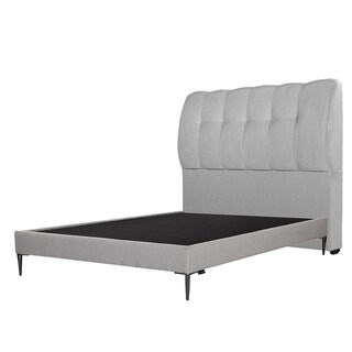 Foto 3 | Cabecera Dicasa Nube Color Gris Matrimonial + Base Cama Slim Dicasa Color Gris Matrimonial