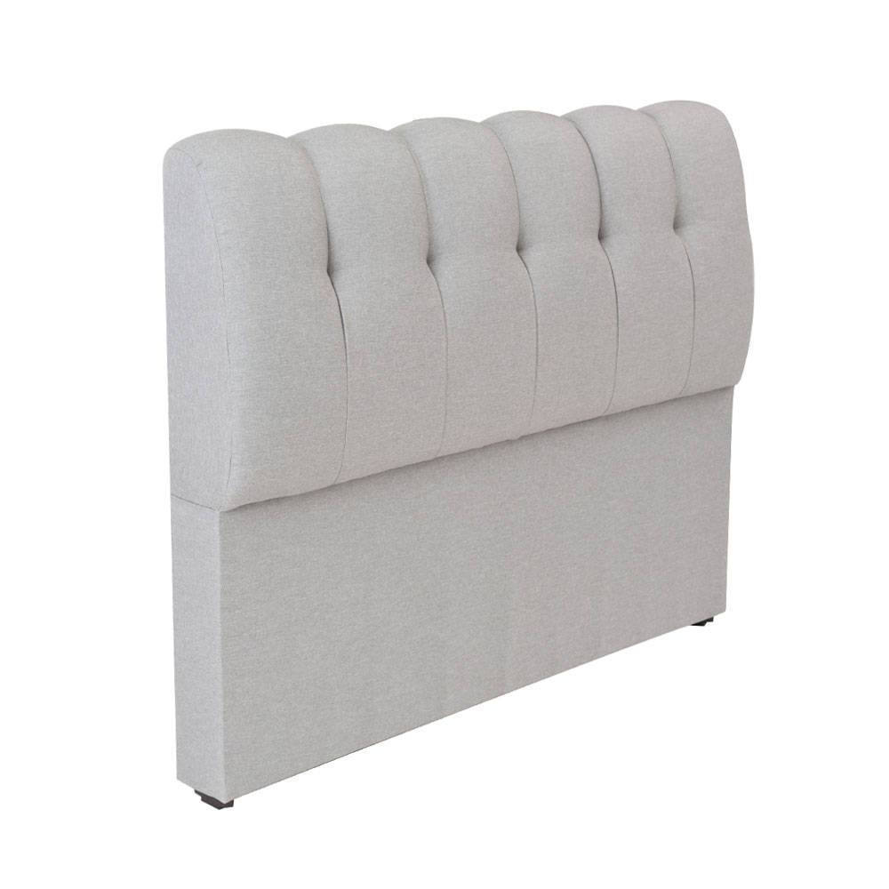 Foto 4 | Cabecera Dicasa Nube Color Gris Matrimonial + Base Cama Slim Dicasa Color Gris Matrimonial
