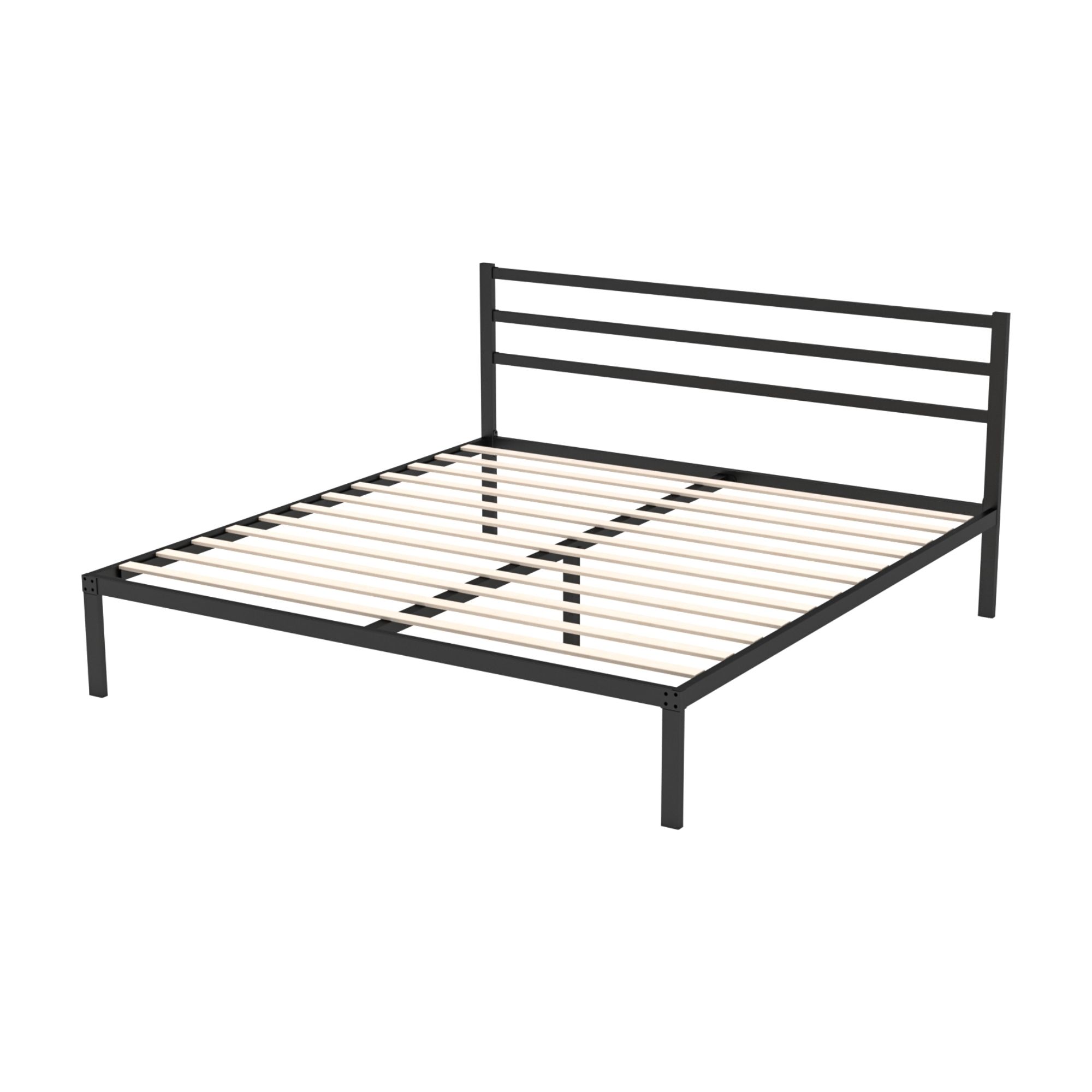 Ilios Innova | Base King Con Cabecera: Estructura De Acero, Diseño Minimalista