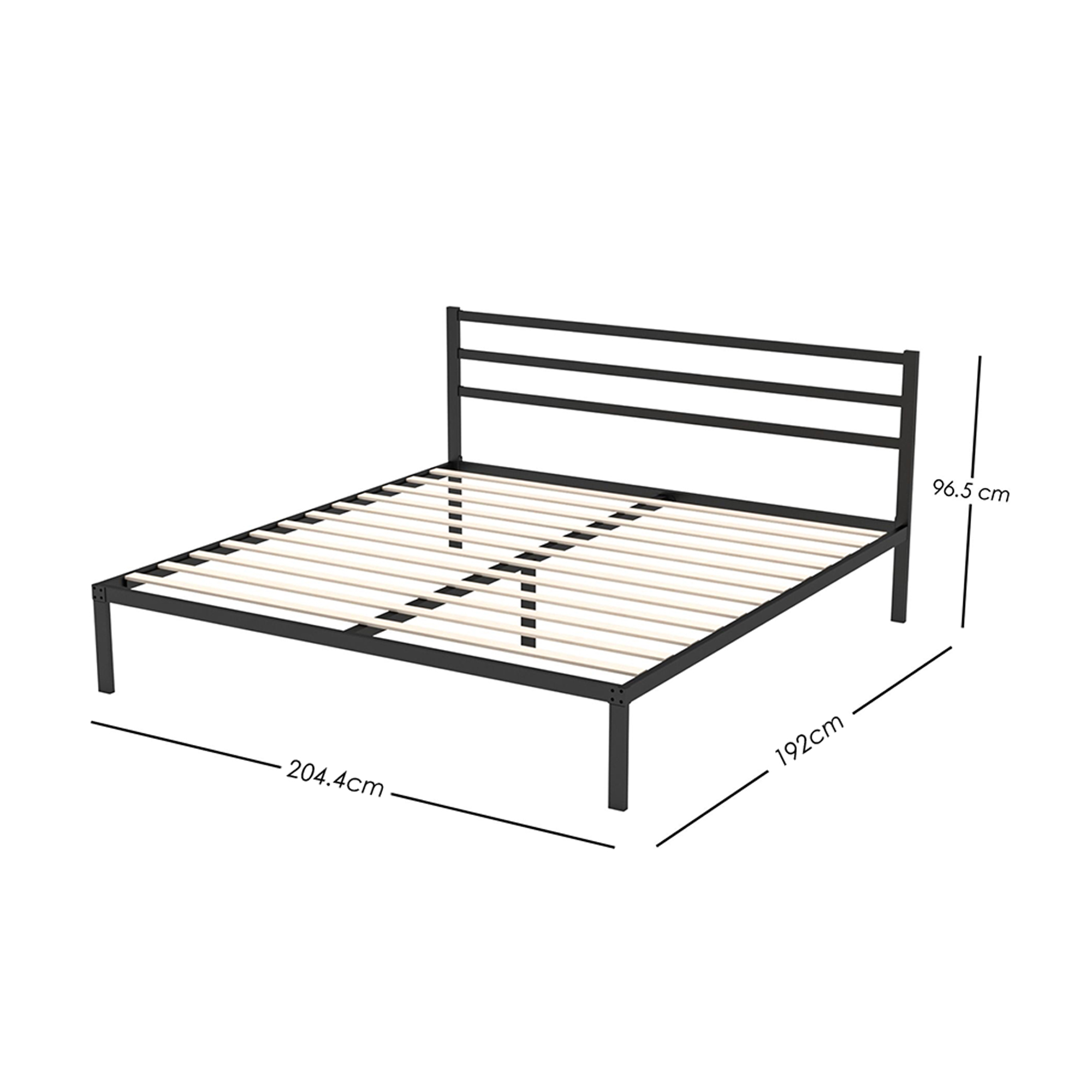 Foto 2 | Ilios Innova | Base King Con Cabecera: Estructura De Acero, Diseño Minimalista