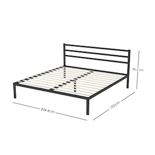 Foto 2 | Ilios Innova | Base King Con Cabecera: Estructura De Acero, Diseño Minimalista