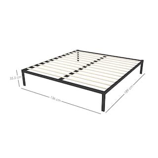 Foto 2 | Ilios Innova | Base Cama Matrimonial: Estructura De Acero, Diseño Minimalista