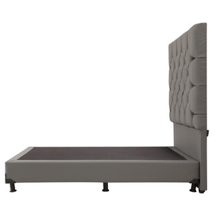 Foto 4 | Cabecera Dicasa Calgary Color Gris Rata Queen Size + Box Dicasa Color Gris Rata Queen Size