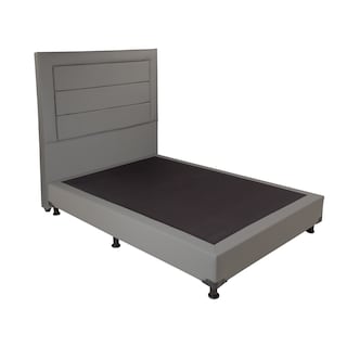 Foto 3 | Cabecera Dicasa Bolt Color Gris Rata Queen Size + Box Dicasa Color Gris Rata Queen Size