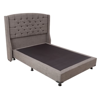 Foto 3 | Cabecera Dicasa Sitka Color Gris Oscuro King Size + Box Dicasa Color Gris Oscuro King Size