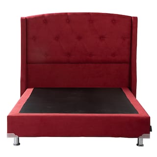 Foto 2 | Cabecera Dicasa Zefyr Color Rojo Queen Size + Box Dicasa Color Rojo Queen Size