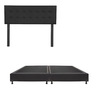 Foto 1 | Cabecera Dicasa Balboa Color Negro King Size+ Box Dicasa Color Negro King Size
