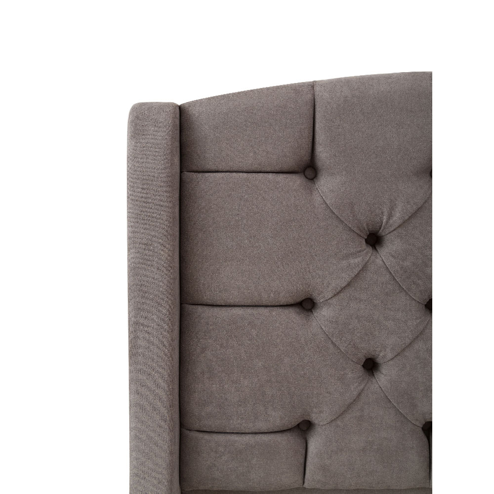Foto 5 | Cabecera Dicasa Sitka Color Gris Oscuro Matrimonial + Box Dicasa Color Gris Oscuro Matrimonial