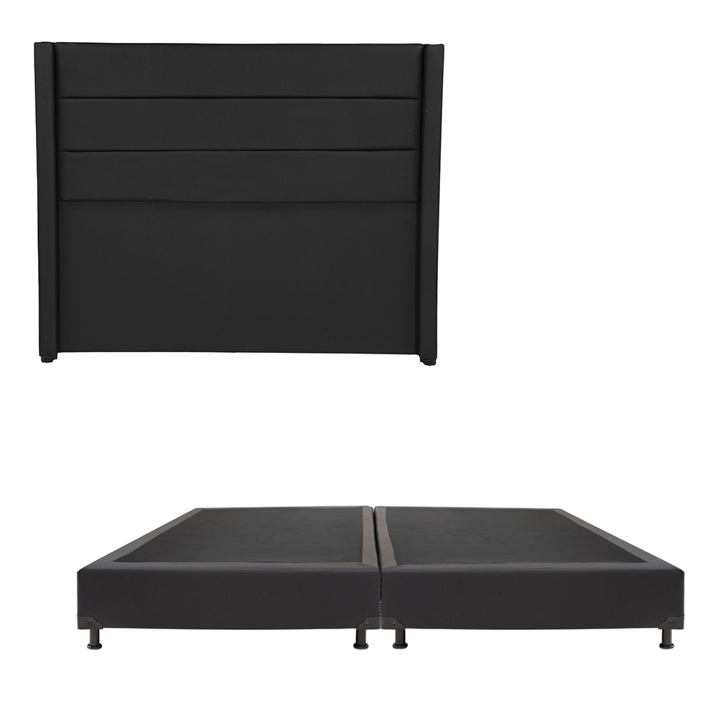 Foto 1 | Cabecera Dicasa Lucca  Color Negro King Size+ Box Dicasa Color Negro King Size