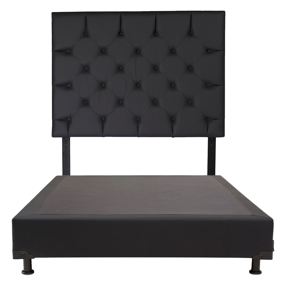 Foto 2 | Cabecera Dicasa Dubai Color Negro Queen Size + Box Dicasa Color Negro Queen Size