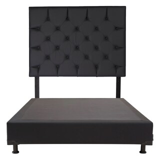 Foto 2 | Cabecera Dicasa Dubai Color Negro Queen Size + Box Dicasa Color Negro Queen Size
