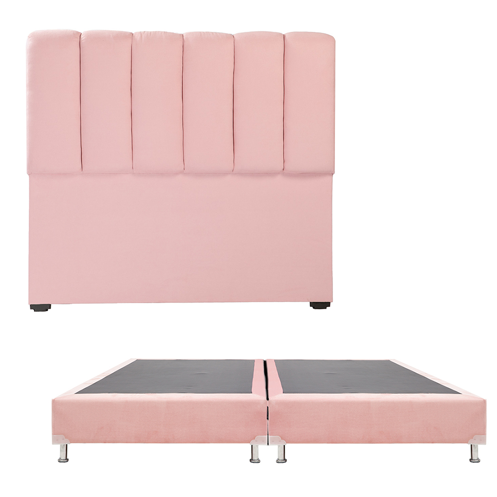 Foto 1 | Cabecera Dicasa Kami Color Pink King Size + Box Dicasa Color Pink King Size