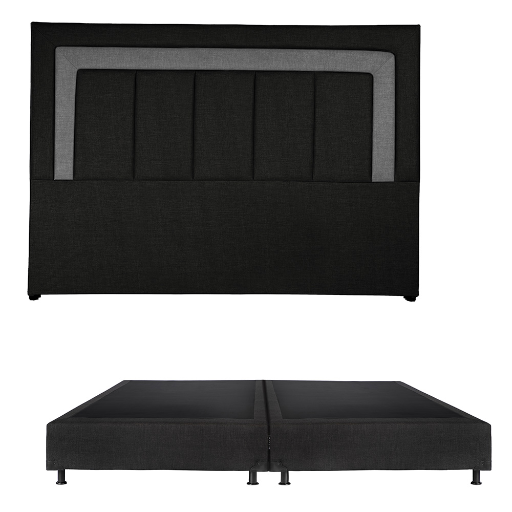 Foto 1 | Cabecera Dicasa Bora Color Negro King Size+ Box Dicasa Color Negro King Size
