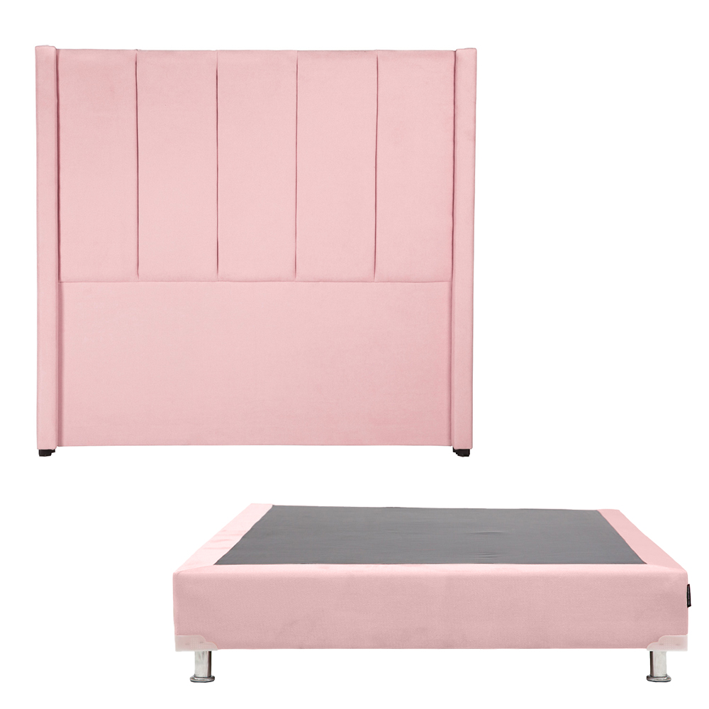 Foto 1 | Cabecera Dicasa Nizza Color Pink Queen Size + Box Dicasa Color Pink Queen Size
