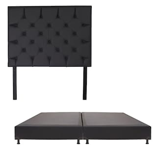 Foto 1 | Cabecera Dicasa Dubai Color Negro King Size+ Box Dicasa Color Negro King Size