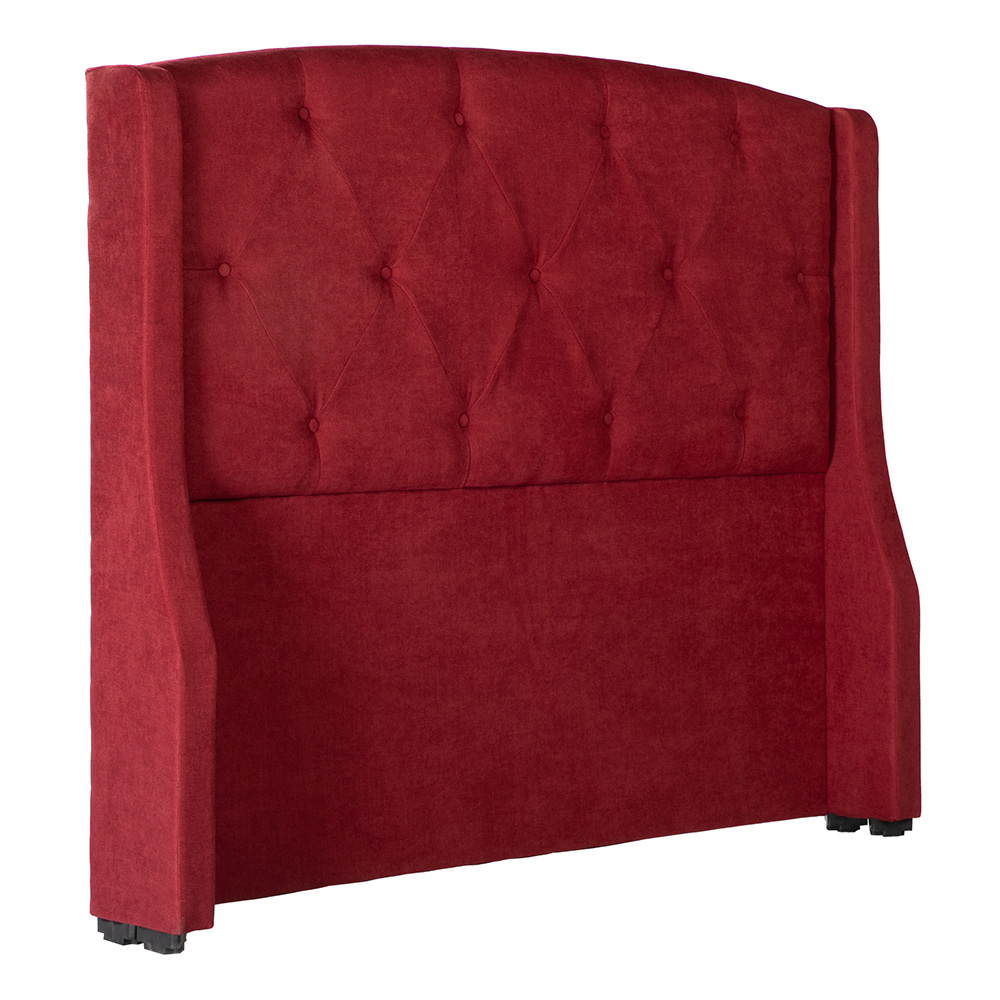 Foto 5 | Cabecera Dicasa Zefyr Color Rojo Matrimonial + Box Dicasa Color Rojo Matrimonial