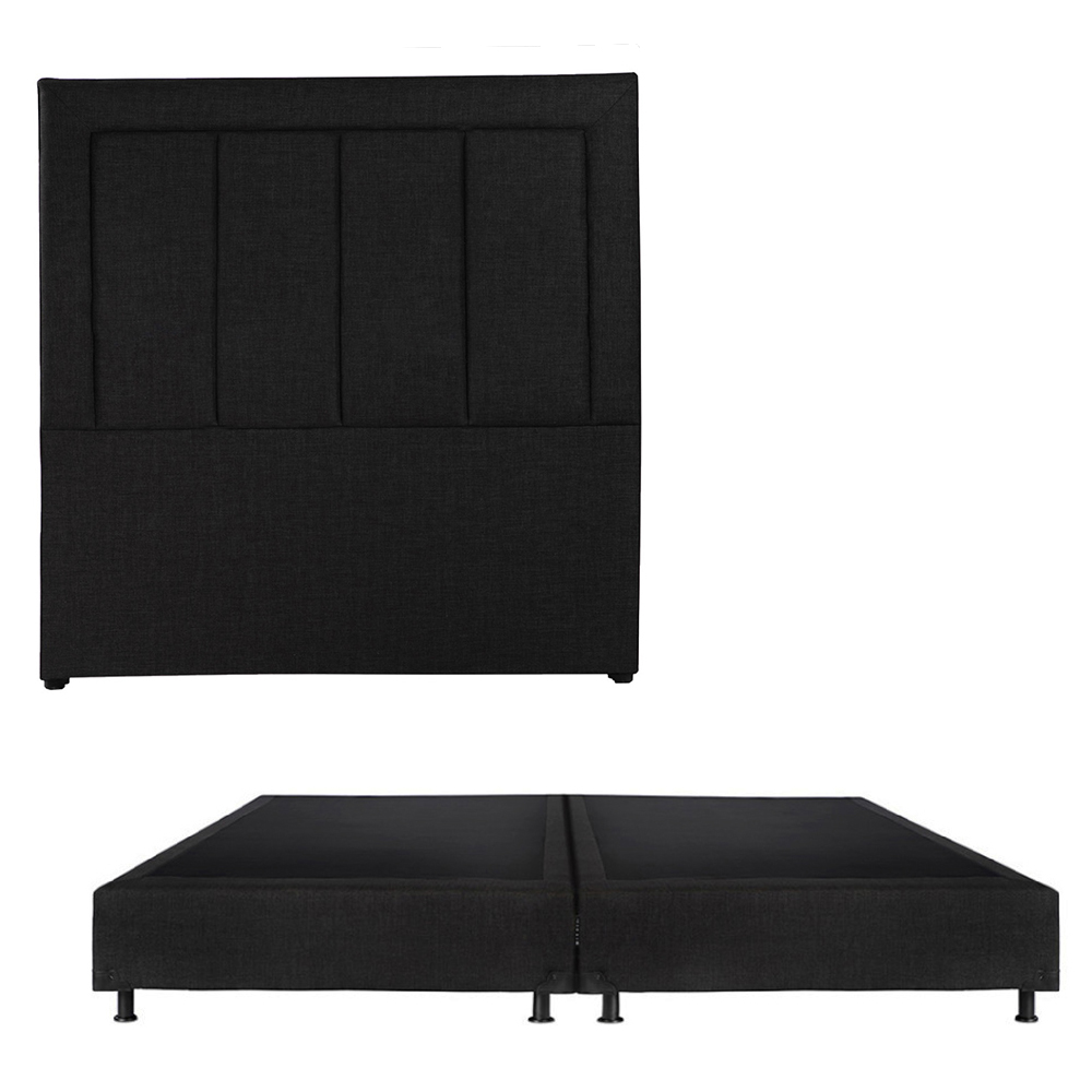 Foto 1 | Cabecera Dicasa Davos Color Negro King Size+ Box Dicasa Color Negro King Size
