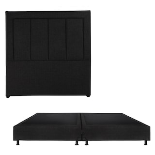 Foto 1 | Cabecera Dicasa Davos Color Negro King Size+ Box Dicasa Color Negro King Size