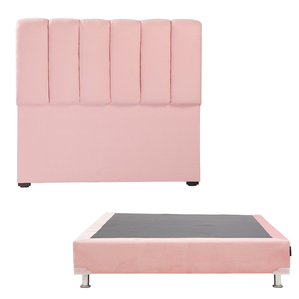 Foto 1 | Cabecera Dicasa Kami Color Pink Queen Size + Box Dicasa Color Pink Queen Size