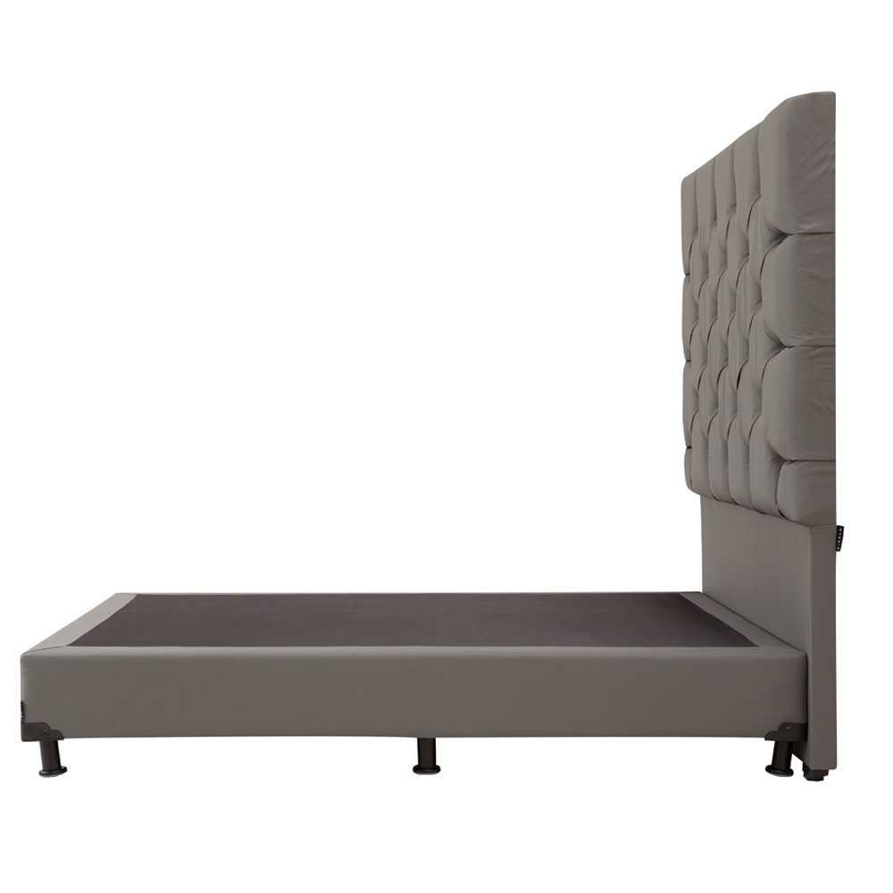 Foto 4 | Cabecera Dicasa Calgary Color Gris Rata King Size + Box Dicasa Color Gris Rata King Size